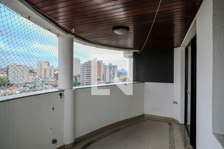 Varanda de apartamento à venda com 3 quartos, 135m² em Vila Caminho do Mar, São Bernardo do Campo