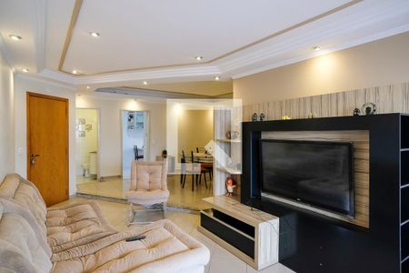 Sala de apartamento à venda com 3 quartos, 135m² em Vila Caminho do Mar, São Bernardo do Campo