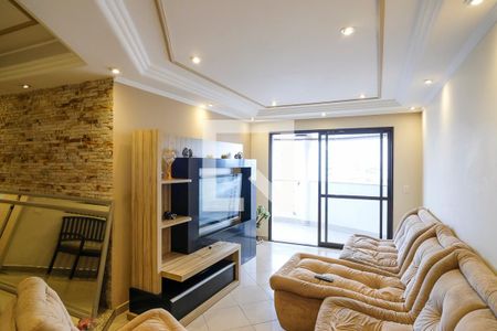 Sala de apartamento à venda com 3 quartos, 135m² em Vila Caminho do Mar, São Bernardo do Campo