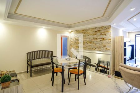 Sala de apartamento à venda com 3 quartos, 135m² em Vila Caminho do Mar, São Bernardo do Campo