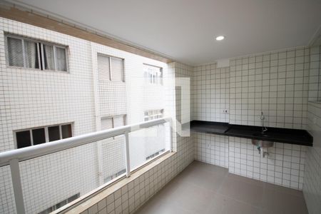 Varanda de apartamento para alugar com 2 quartos, 78m² em Vila Caiçara, Praia Grande