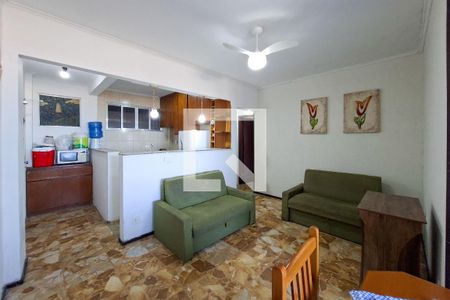 Sala de apartamento para alugar com 2 quartos, 72m² em Cidade Ocian, Praia Grande