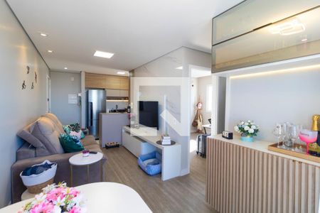 Sala de apartamento para alugar com 2 quartos, 50m² em Jardim do Lago, Campinas