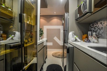Cozinha de apartamento para alugar com 2 quartos, 50m² em Vila Leopoldina, Santo André