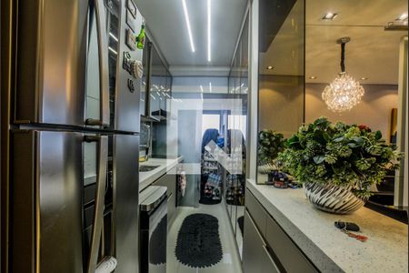 Cozinha de apartamento para alugar com 2 quartos, 50m² em Vila Leopoldina, Santo André