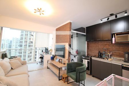 Sala / Cozinha de apartamento à venda com 2 quartos, 66m² em Santana, São Paulo