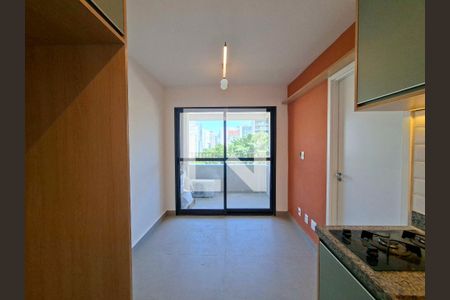 Sala/Cozinha de apartamento para alugar com 1 quarto, 26m² em Vila Olímpia, São Paulo