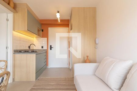 Sala de apartamento para alugar com 1 quarto, 26m² em Vila Olímpia, São Paulo