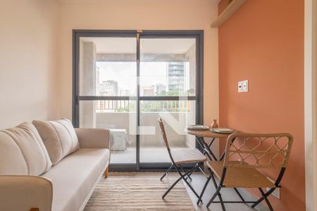 Sala de apartamento para alugar com 1 quarto, 26m² em Vila Olímpia, São Paulo