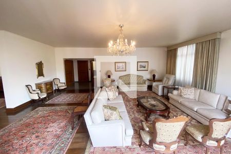 Sala 1 de apartamento à venda com 4 quartos, 370m² em Jardins, São Paulo