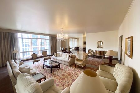 Sala 1 de apartamento à venda com 4 quartos, 370m² em Jardins, São Paulo
