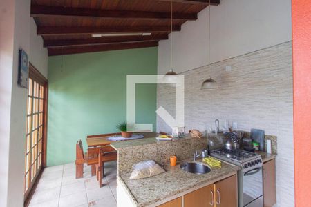 Área gourmet de casa à venda com 3 quartos, 206m² em Ouro Branco, Novo Hamburgo