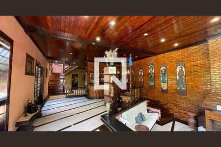 Sala de casa de condomínio à venda com 5 quartos, 385m² em Recreio dos Bandeirantes, Rio de Janeiro