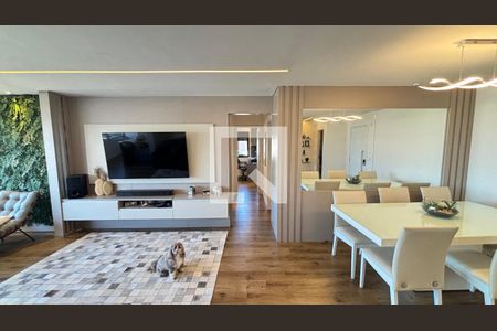 Sala - Sala de Jantar de apartamento à venda com 3 quartos, 135m² em Vila Assunção, Santo André