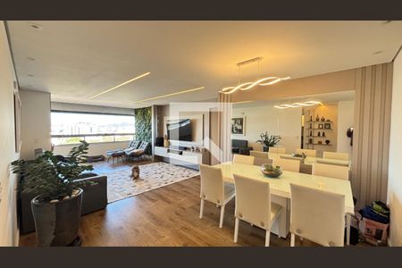 Sala - Sala de Jantar de apartamento à venda com 3 quartos, 135m² em Vila Assunção, Santo André