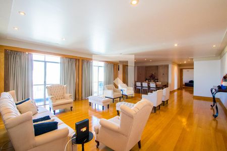 Sala de estar/Jantar de apartamento à venda com 4 quartos, 320m² em Centro, Santo André