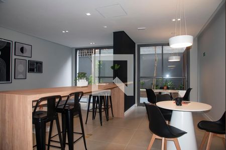Área comum - Coworking de kitnet/studio à venda com 1 quarto, 28m² em Vila Clementino, São Paulo