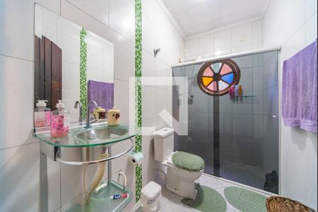 Banheiro de casa à venda com 3 quartos, 125m² em Parque Capuava, Santo André