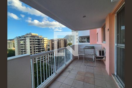 Varanda de apartamento à venda com 3 quartos, 92m² em Recreio dos Bandeirantes, Rio de Janeiro