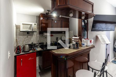 Cozinha de kitnet/studio à venda com 1 quarto, 34m² em Campos Elíseos, São Paulo