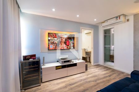 Sala de Estar de apartamento à venda com 2 quartos, 70m² em Carandiru, São Paulo