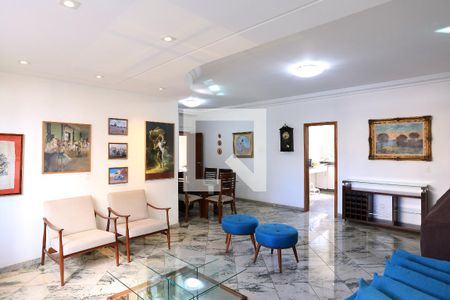 Sala de apartamento à venda com 4 quartos, 140m² em Sion, Belo Horizonte