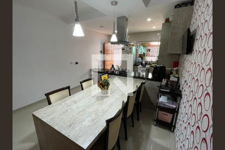 Sala de Jantar de casa à venda com 3 quartos, 250m² em Vila Dora, Santo André