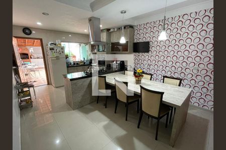 Sala de Jantar de casa à venda com 3 quartos, 250m² em Vila Dora, Santo André
