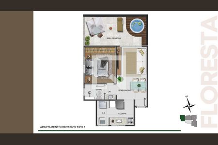 Apartamento à venda com 1 quarto, 47m² em Floresta, Belo Horizonte