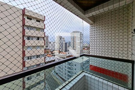 Sacada de apartamento para alugar com 2 quartos, 70m² em Guilhermina, Praia Grande