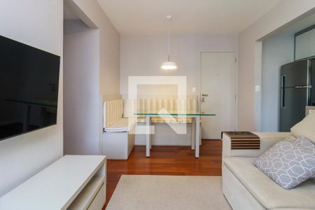 Sala de apartamento à venda com 1 quarto, 42m² em Jardim das Acacias, São Paulo