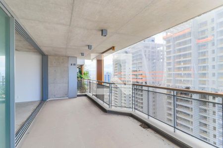 Varanda  de apartamento à venda com 3 quartos, 197m² em Jardim das Acacias, São Paulo