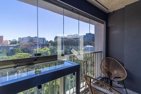 Vista do Studio de kitnet/studio para alugar com 1 quarto, 36m² em Cerqueira César, São Paulo