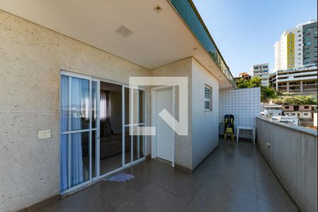 Varanda de apartamento à venda com 3 quartos, 199m² em Padre Eustáquio, Belo Horizonte