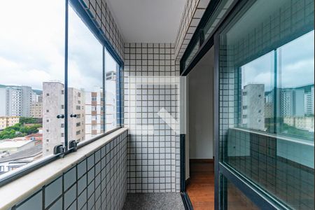 Varanda da Sala de apartamento à venda com 1 quarto, 45m² em Carmo, Belo Horizonte
