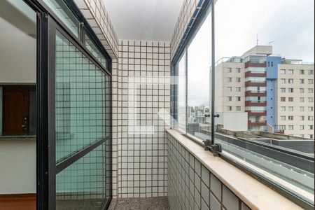 Varanda da Sala de apartamento à venda com 1 quarto, 45m² em Carmo, Belo Horizonte