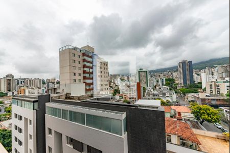 Varanda da Sala de apartamento à venda com 1 quarto, 45m² em Carmo, Belo Horizonte