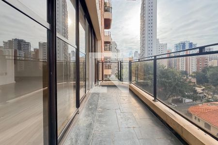 Varanda da Sala de apartamento para alugar com 4 quartos, 250m² em Jardim Vila Mariana, São Paulo