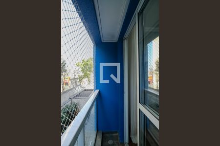 Varanda da sala de apartamento à venda com 2 quartos, 61m² em Cerâmica, São Caetano do Sul