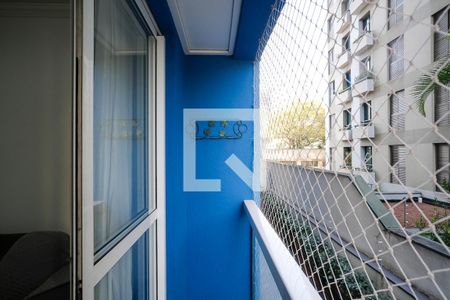 Varanda da sala de apartamento à venda com 2 quartos, 61m² em Cerâmica, São Caetano do Sul