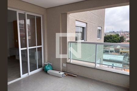 Varanda da sala de apartamento para alugar com 3 quartos, 102m² em Vila Formosa, Jacareí