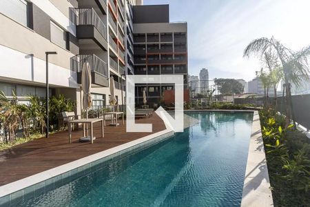 Área comum - Piscina de kitnet/studio à venda com 1 quarto, 33m² em Pompeia, São Paulo