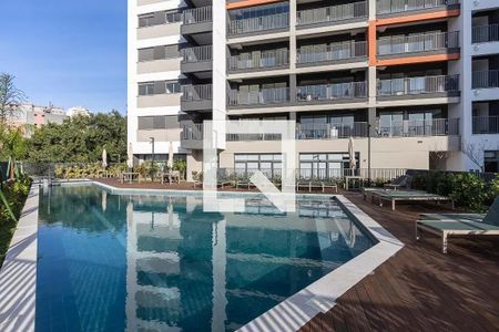 Área comum - Piscina de kitnet/studio à venda com 1 quarto, 33m² em Pompeia, São Paulo