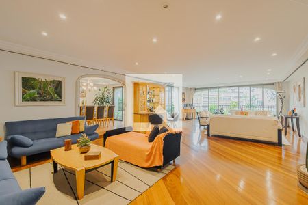 Sala de apartamento à venda com 4 quartos, 402m² em Jardim Paulista, São Paulo