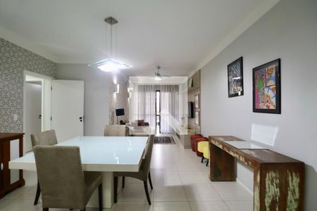 Sala de apartamento para alugar com 3 quartos, 110m² em Balneario Guarujá, Guarujá
