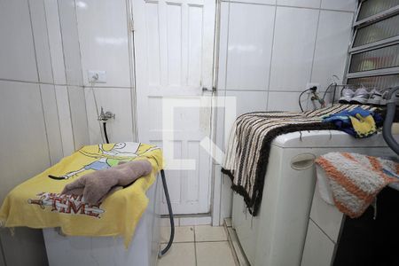 Área de Serviço de casa à venda com 3 quartos, 125m² em Jardim Santo Alberto, Santo André