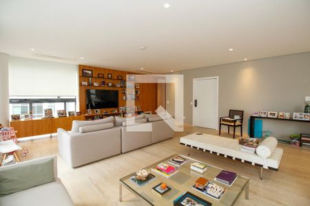 Sala de Estar e Jantar de apartamento à venda com 3 quartos, 205m² em Jardim Paulista, São Paulo