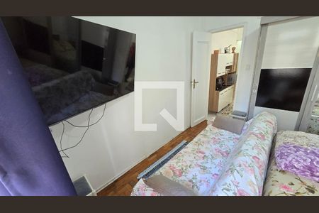 Sala de apartamento para alugar com 1 quarto, 50m² em Boqueirão, Santos