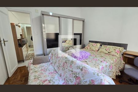 Sala de apartamento para alugar com 1 quarto, 50m² em Boqueirão, Santos