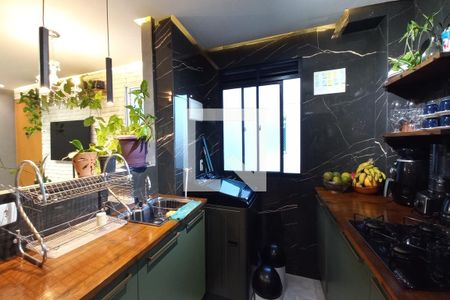 Cozinha e Área de Serviço de apartamento à venda com 2 quartos, 45m² em Jardim Bom Sucesso, Campinas